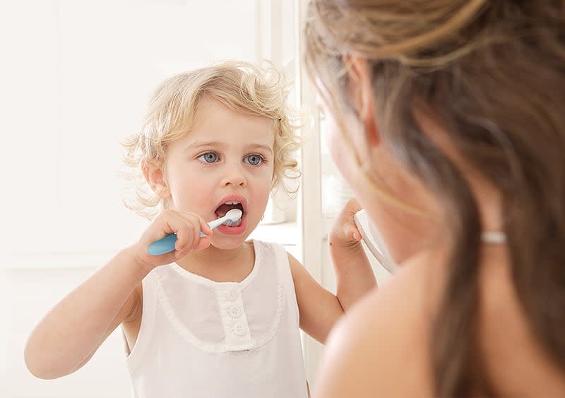 Infant-zu-Kleinkind Zahnbürste für Kleinkind und Baby Mundpflege Alter 0-2 