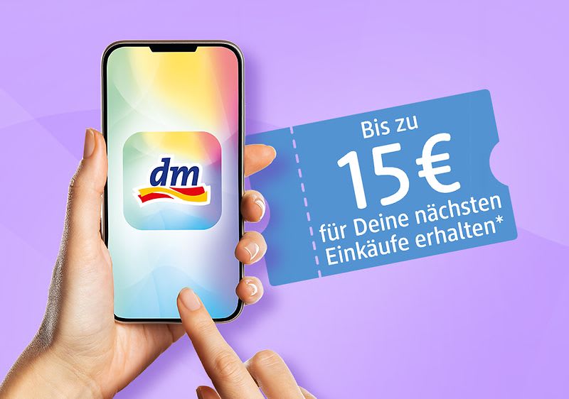 App-Vorteil: Bis zu 15 € für deinen nächsten Einkauf erhalten