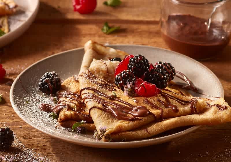 Veganer Buchweizenpfannkuchen mit Hasselnusscreme von dmBio | dm.de