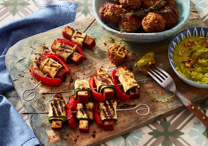 Vegane Grillspieße mit Tofu von dmBio | dm.de