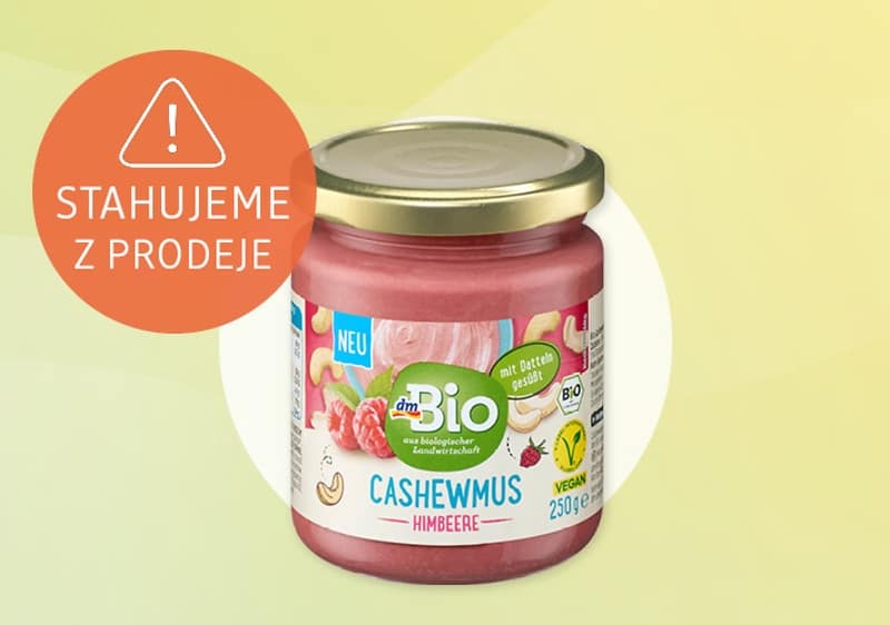 produkt dmBio kešu pasta s malinami 250 g