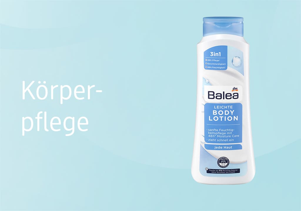 Zwei Produkte zur Gesichtspflege von Balea