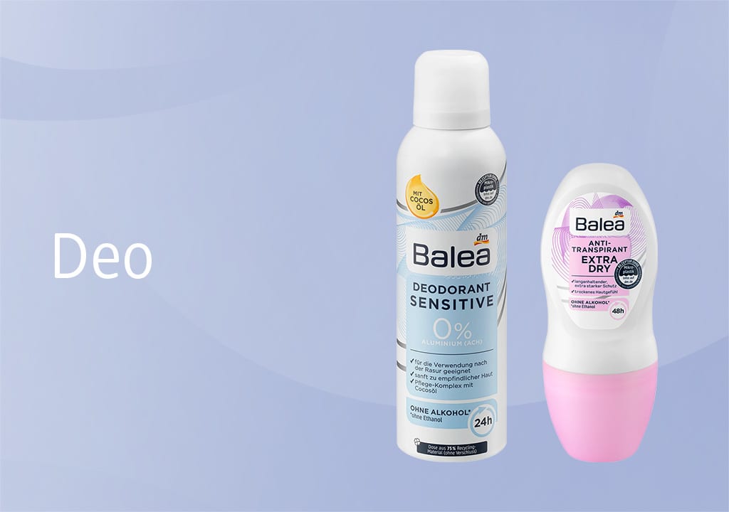 Deo-Produkte von Balea