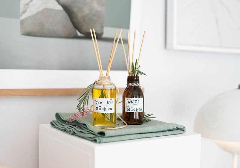 Lemongrass REED DIFFUSOR Flasche mit Stäbchen, ätherisches Öl