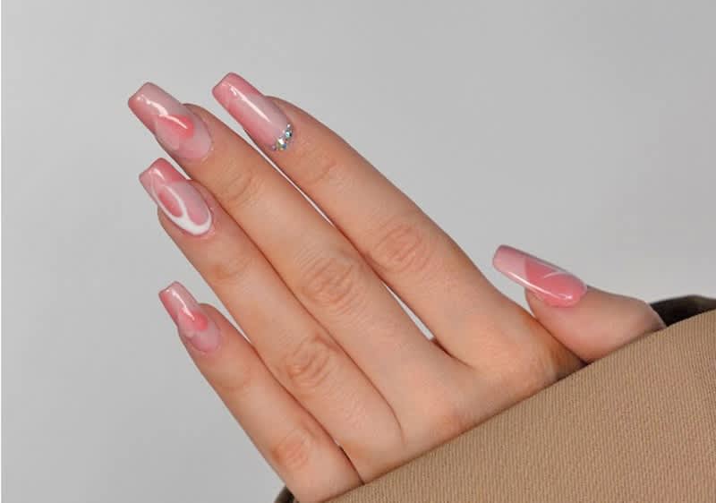 ❤✓ Nails Illusion French
