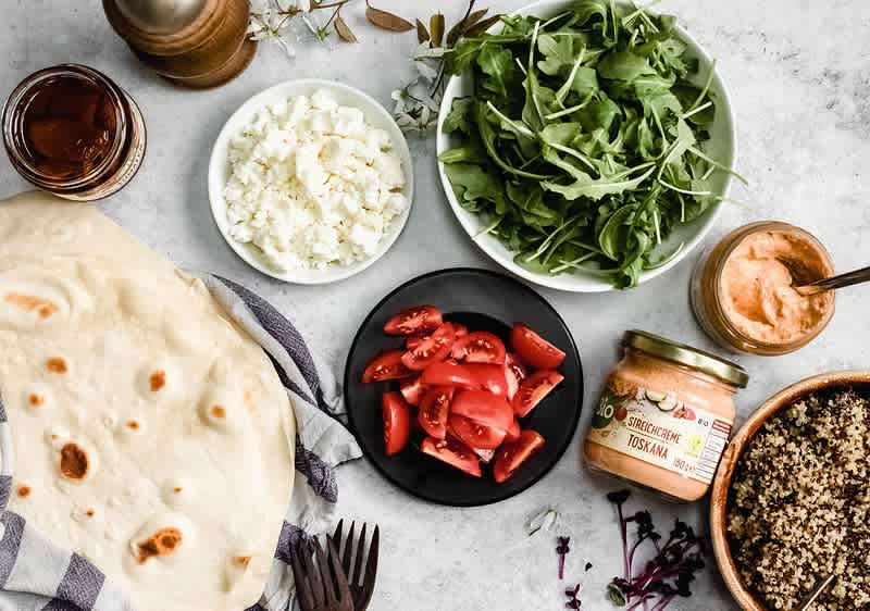 Vegane Mediterrane Wraps selbst gemacht | dm.at