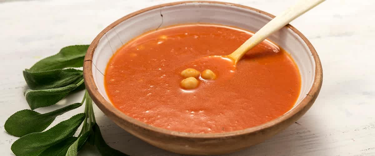 Vegane Tomatensuppe mit Kichererbsen von dmBio | dm.de