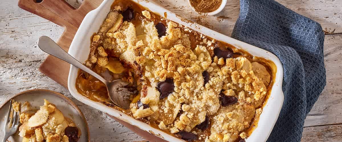 Apfel-Auflauf mit Zimt-Zwieback | dm