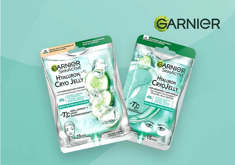 Garnier Cryo Jelly: pure Erfrischung für Haut Deine