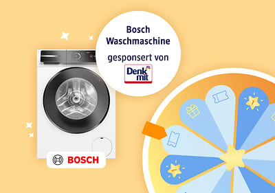 Bosch Waschmaschine gesponsert von Denkmit