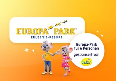 Gewinn beim Glücksrad “Baby & Kind”: Europapark-Tickets für 6 Personen
