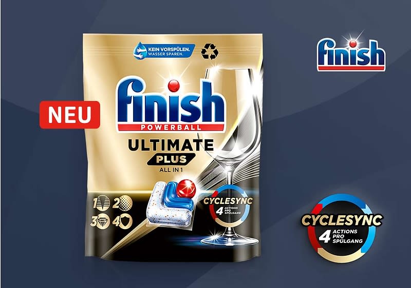 Finish Ultimate Plus All in 1 Spülmaschinen Cap – kostenlos bei