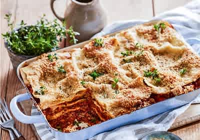 Veggie-Lasagne mit Möhren und Zucchini-image