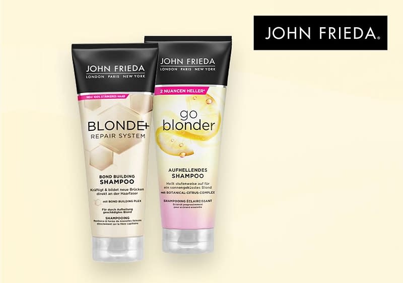 John Frieda Go Blonder bringt Leuchtkraft und Stärke in dein Haar.