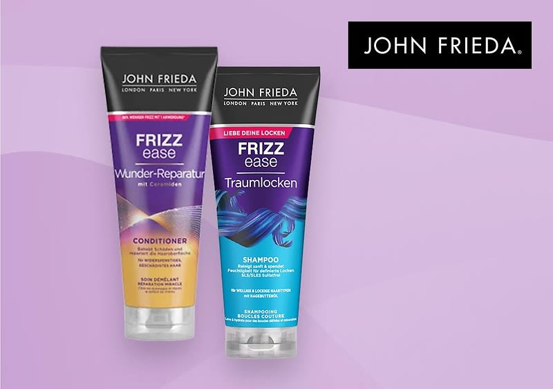Mit Frizz Ease von John Frieda gehst du gegen widerspenstiges Haar vor.