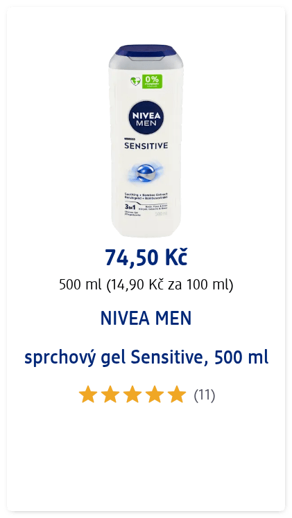 NIVEA MEN sprchový gel Sensitive, 500 ml