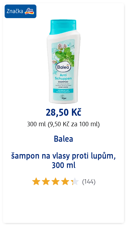 šampon na vlasy proti lupům, 300 ml