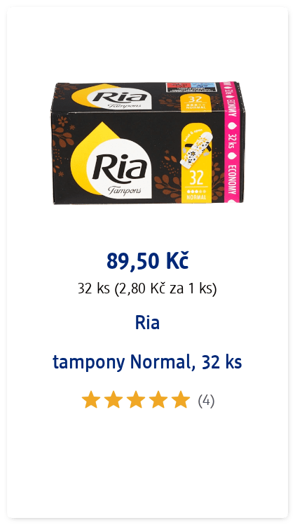 Ria tampony Normal, 32 ks