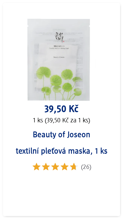 textilní pleťová maska, 1 ks