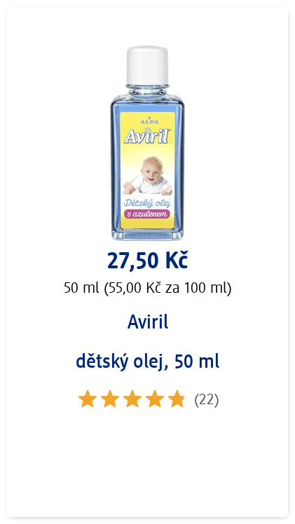 dětský olej, 50 ml