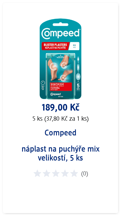 náplast na puchýře mix, 5 ks