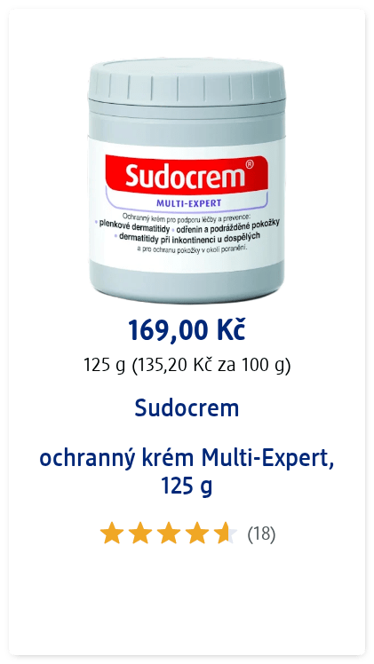 Sudocrem ochranný krém Multi-Expert, 125 g zdravotnický prostředek