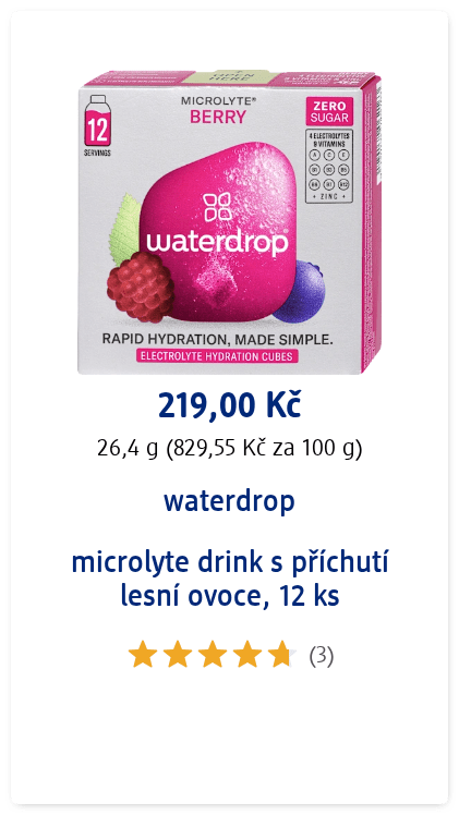 microlyte drink s příchutí lesní ovoce, 12 ks