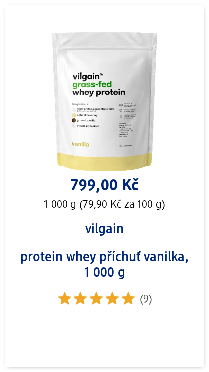 protein whey příchuť vanilka, 1 000 g