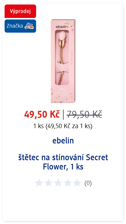 štětec na stínování Secret Flower, 1 ks