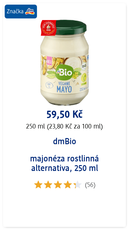 dmBio majonéza rostlinná alternativa, 250 ml