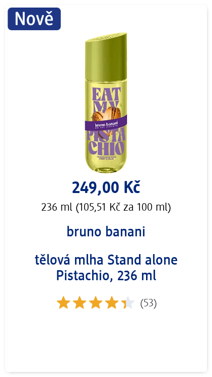 tělová mlha Stand alone Pistachio, 236 ml