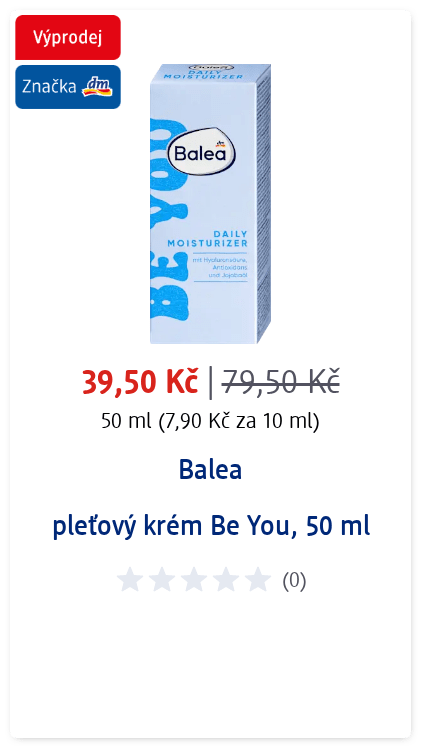 pleťový krém Be You, 50 ml