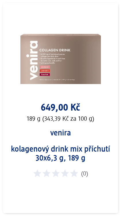 venira kolagenový drink mix příchutí 30x6,3 g, 189 g