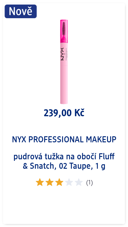 pudrová tužka na obočí Fluff & Snatch, 02 Taupe, 1 g