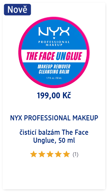 čisticí balzám The Face Unglue, 50 ml