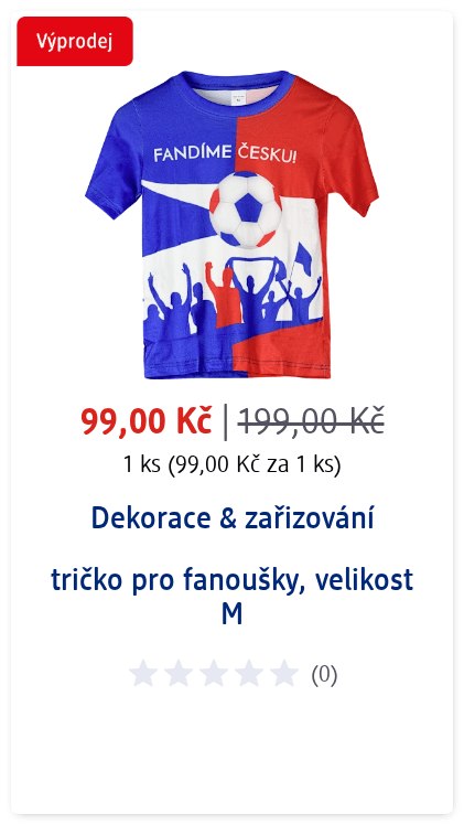 tričko pro fanoušky, velikost M