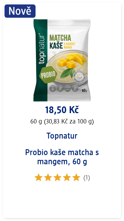 Probio kaše matcha s mangem, 60 g