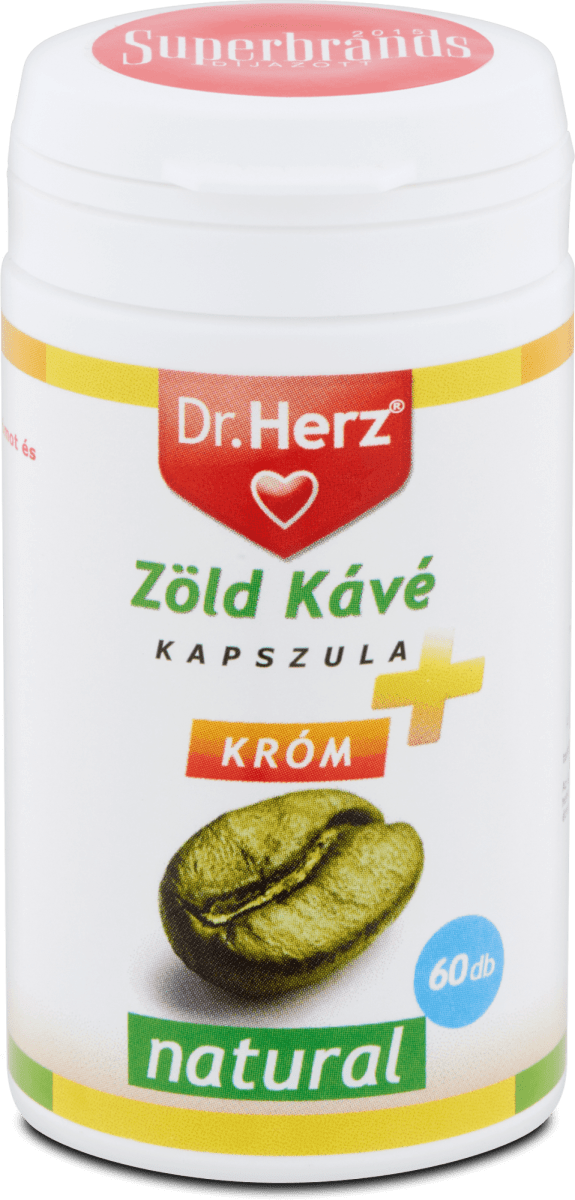 Dr. Herz zöld kávé + C vitamin kapszula krómmal mg