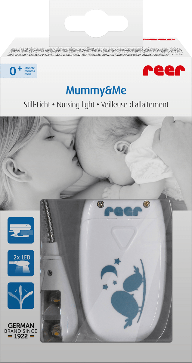 Reer 52010 Mummy and Me LED-Still-Licht Schlummerstimmung Baby Still Licht 