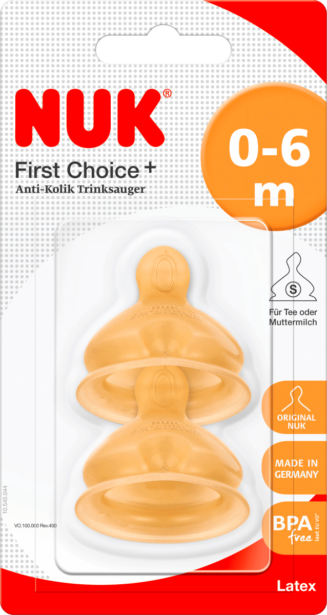 BabyNova Baby Trinksauger runde Form Classic Silikon oder Latex Tee Milch Brei 