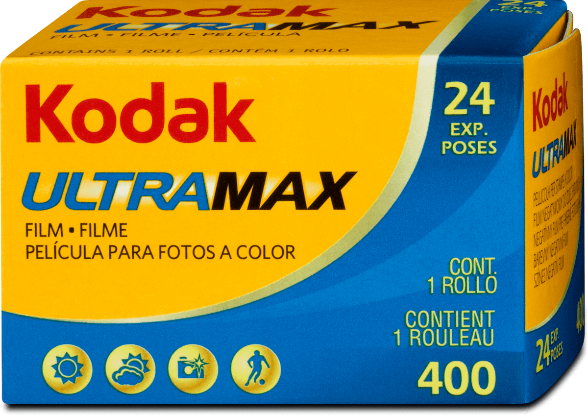 Kleinbildfilm KODAK ULTRAMAX  400 ASA 36 Aufnahmen 2 Filme  MHD 03/2020 