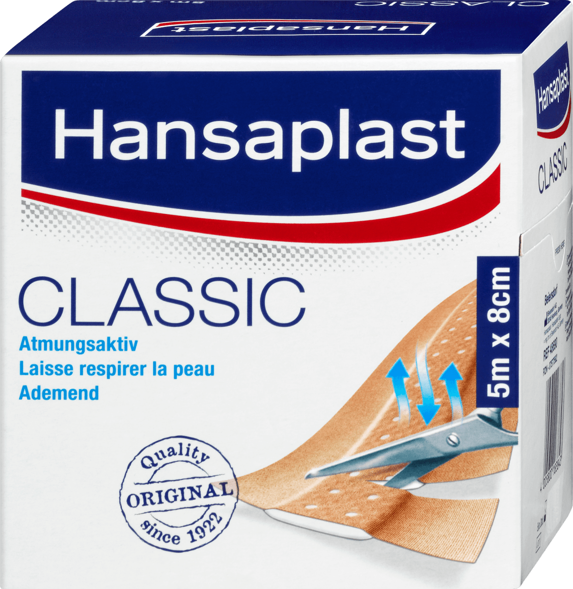 Hansaplast Classic Pflaster, 5 m dm.at