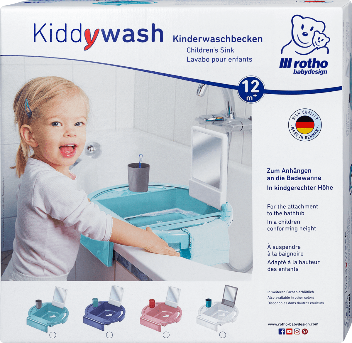 Rotho Kiddy Wash Kinderwaschbecken Waschschale Waschbecken Kinderbecken 