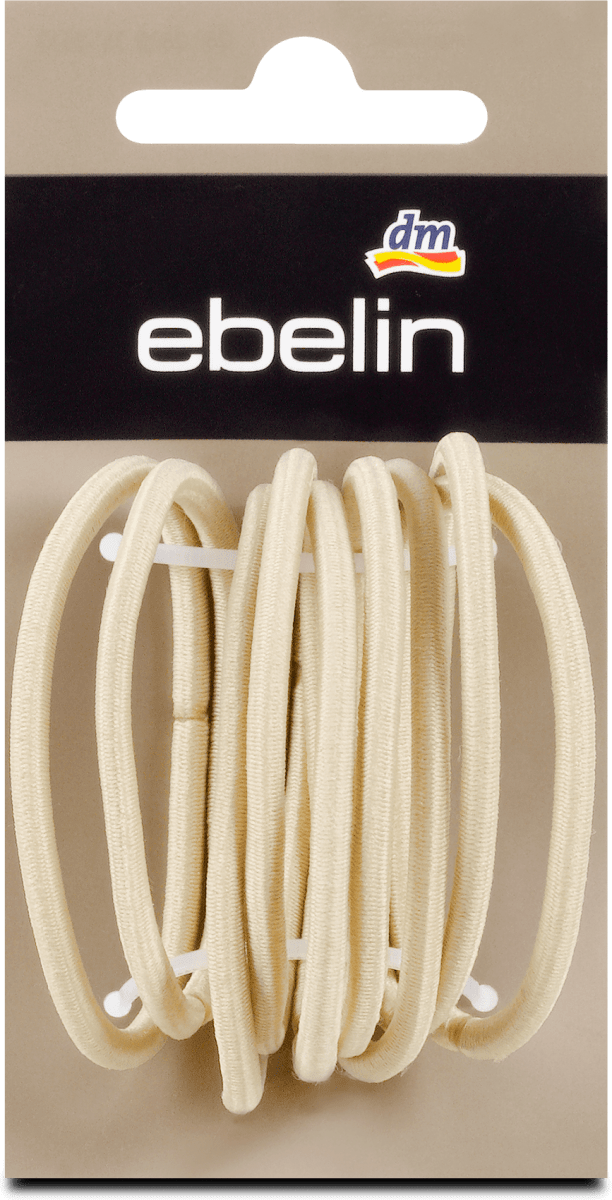 Heliums Haargummis Für Feines Haar – 2mm, Sandblond, 40 Stück