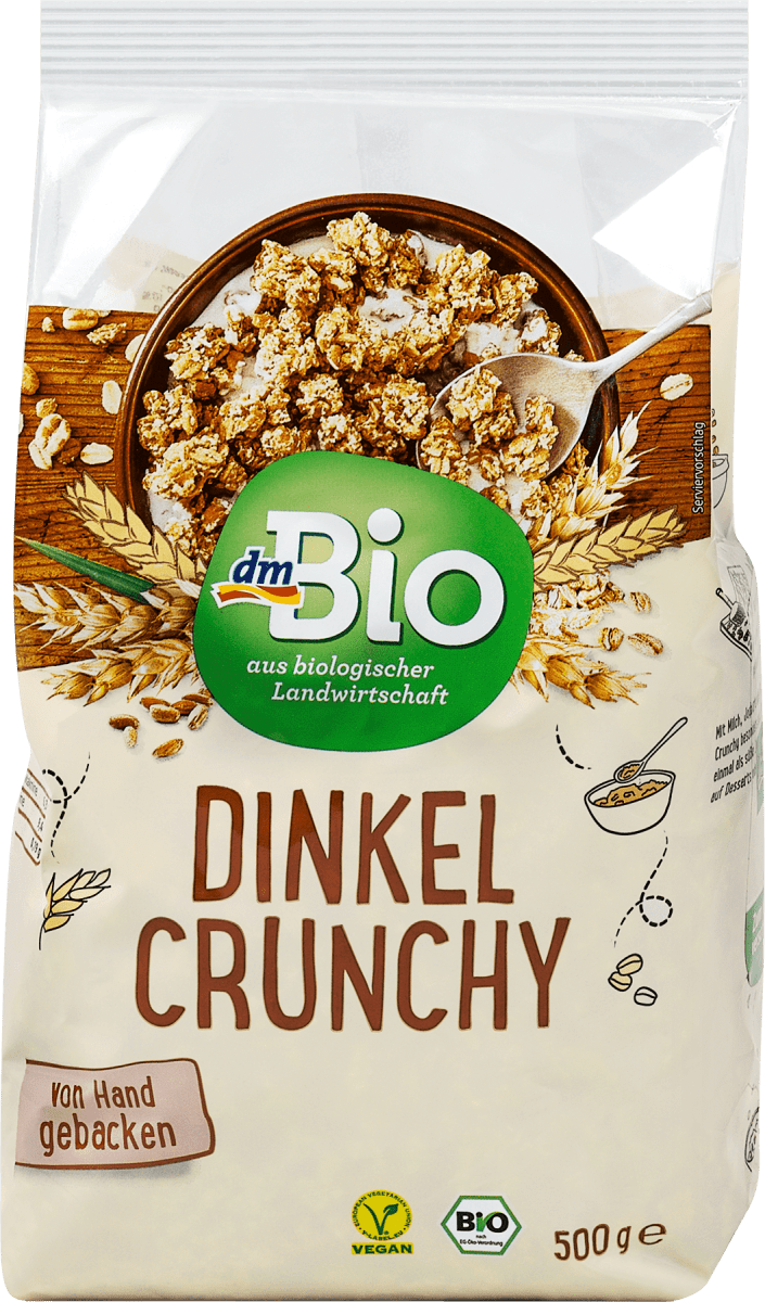 dmBio Müsli Dinkel Crunchy, 500 g | dm.at