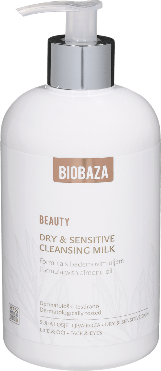 Biobaza Beauty mlijeko za čišćenje lica, 500 ml dm.hr