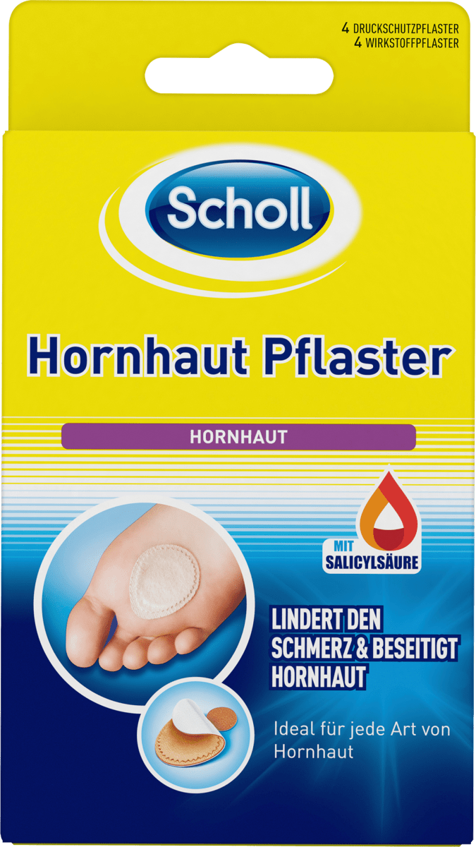 Scholl Hornhautentferner Pflaster, 4 St günstig kaufen | dm.de