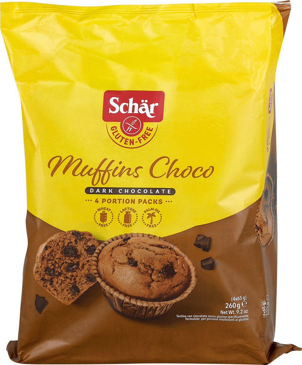 Schär glutenfreie Muffins Choco, 260 g dm.at
