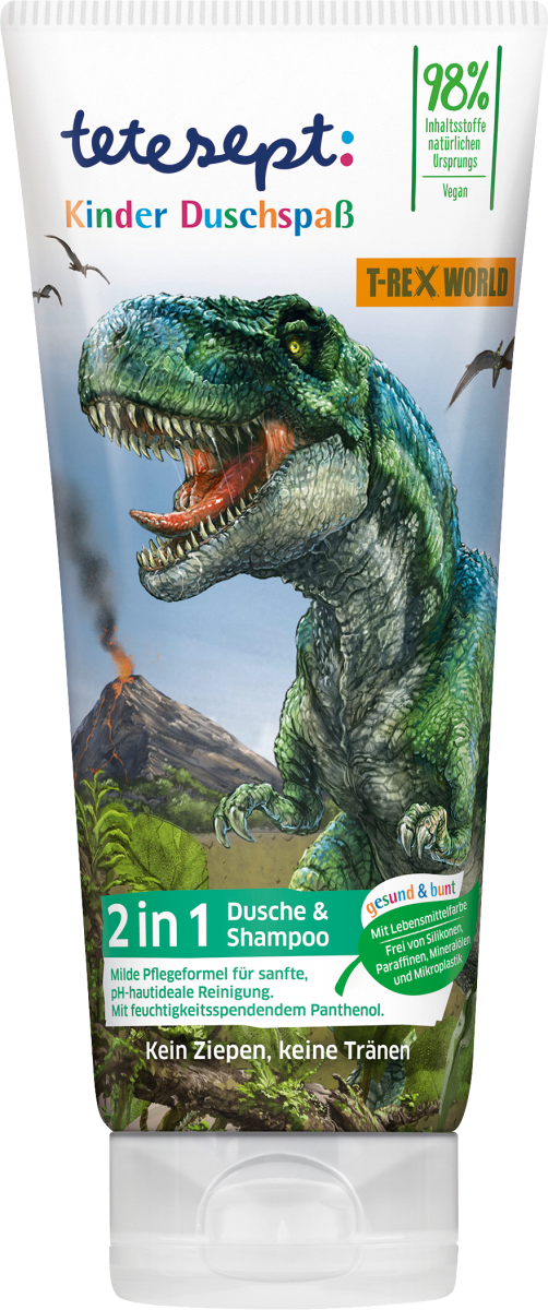 Dusche & Shampoo 2in1 T-Rex, 200 ml