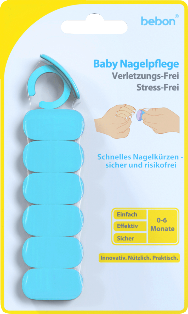 ✅ Baby Maniküre Set  4 Teilig Babypflege Nagelschneider Schere Nagelfilter 